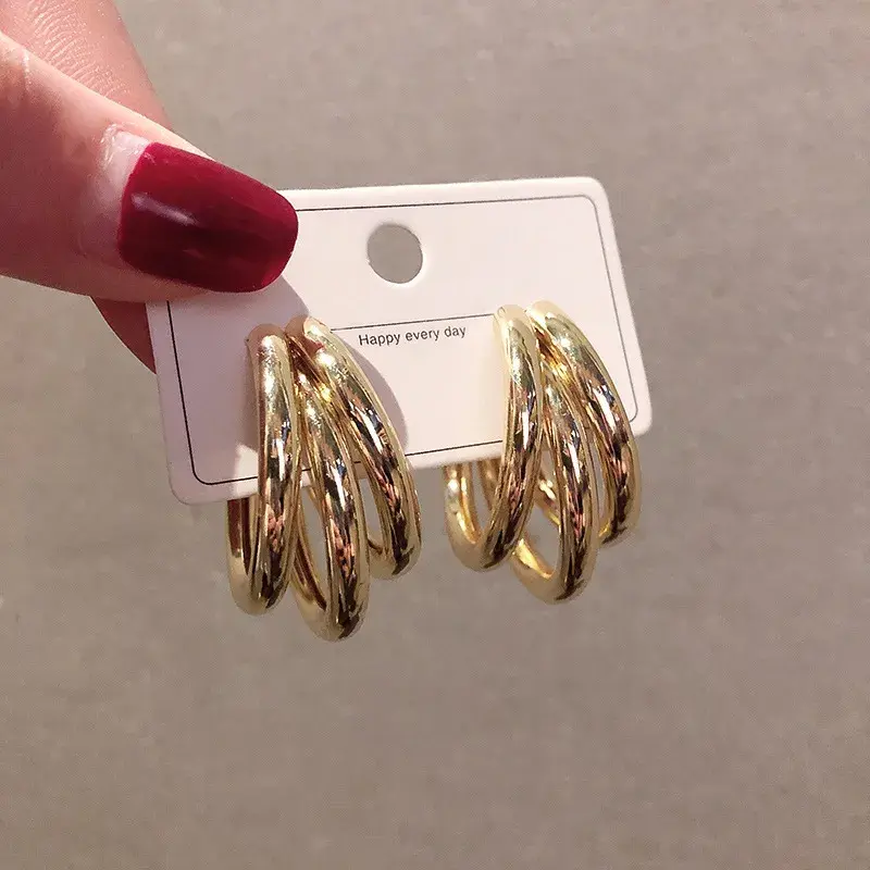 Triple Loop Earrings - FY0195